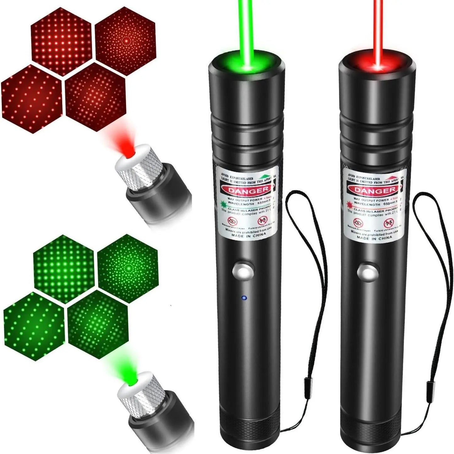 [Already Have 10K Favorites]Rechargeable Green Light Laser Cat Toy for Dogs & Cats/ Line Light Flashlight Long Distance Range for TV/LED/LCD Screens Flashlights Presentation, Laser Pointer Cat Toy，Office / Outdoors / Astronomic / Construction