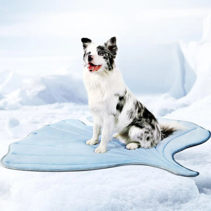 Vagascape Cooling Pet Mat, Eco-Friendly Cooling Pad for Large Dog, Summervibes Cooling Mats for Dog Bed, Cool Dog Stuff, Washable Pet Mat, Use in Crate, Trunk, Camping, Outdoors, Portable,Machine Washable, Durable, without Gel, Outdoorfun, Dog Cooling Bed