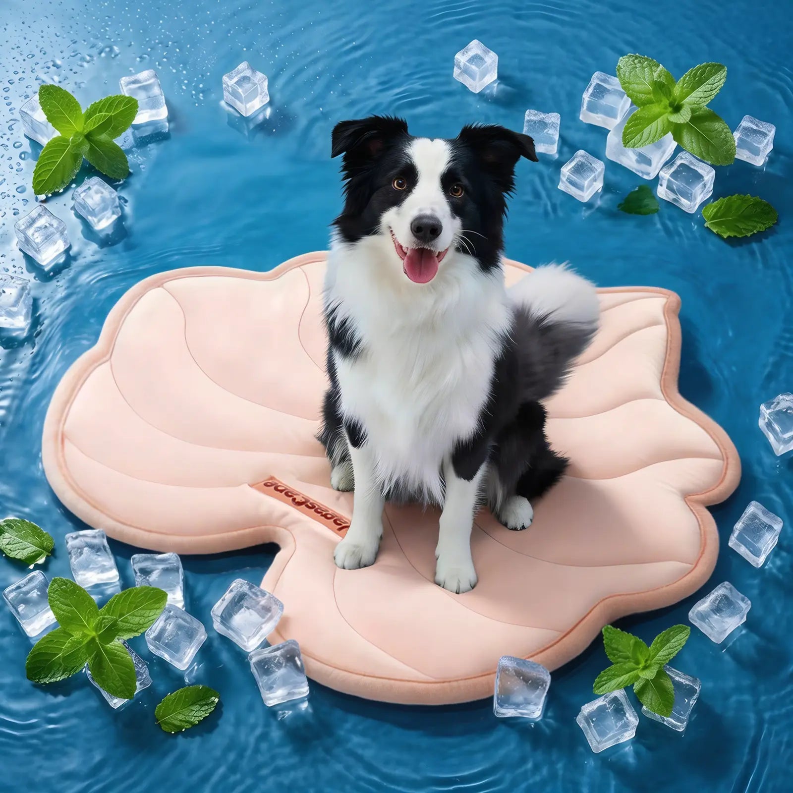 Vagascape Cooling Pet Mat, Eco-Friendly Cooling Pad for Large Dog, Summervibes Cooling Mats for Dog Bed, Cool Dog Stuff, Washable Pet Mat, Use in Crate, Trunk, Camping, Outdoors, Portable,Machine Washable, Durable, without Gel, Outdoorfun, Dog Cooling Bed