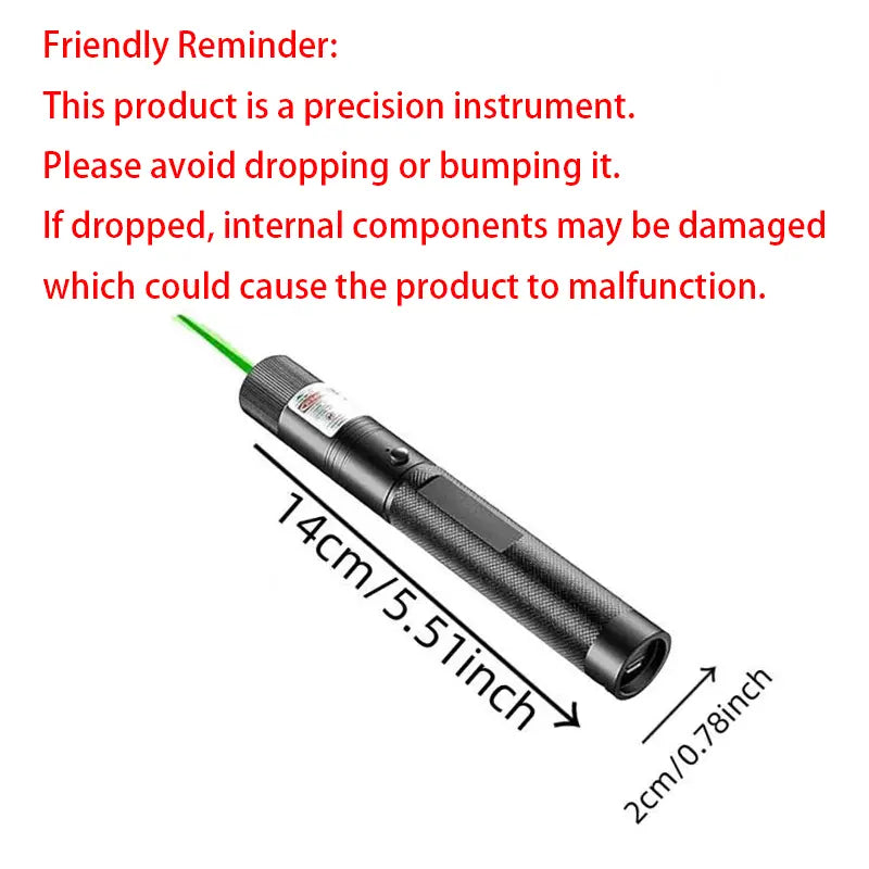 [Already Have 10K Favorites]Rechargeable Green Light Laser Cat Toy for Dogs & Cats/ Line Light Flashlight Long Distance Range for TV/LED/LCD Screens Flashlights Presentation, Laser Pointer Cat Toy，Office / Outdoors / Astronomic / Construction