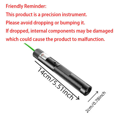 [Already Have 10K Favorites]Rechargeable Green Light Laser Cat Toy for Dogs & Cats/ Line Light Flashlight Long Distance Range for TV/LED/LCD Screens Flashlights Presentation, Laser Pointer Cat Toy，Office / Outdoors / Astronomic / Construction